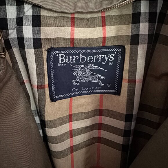 Vintage Burberry Double Breasted Trench Coat - Picture 5 of 12